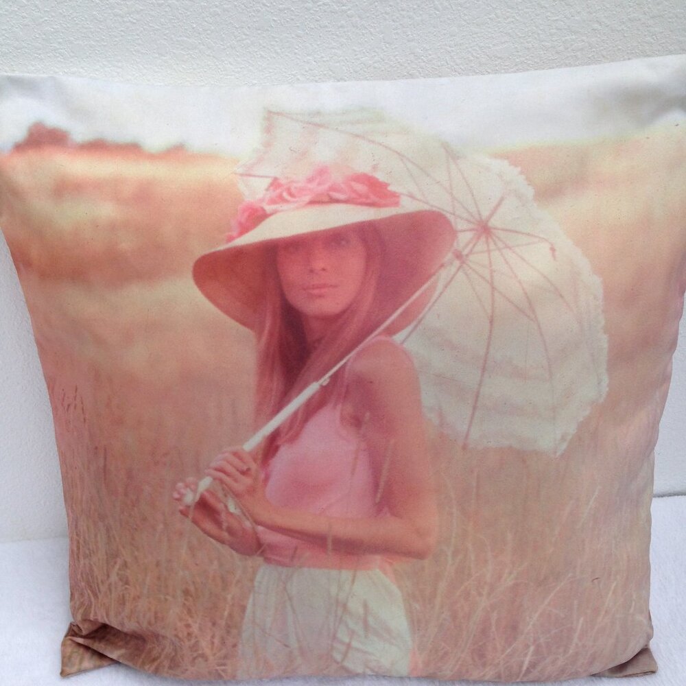 Vintage Decorative Throw Pillow from Spain - 1970s in Excellent condition - OOAK